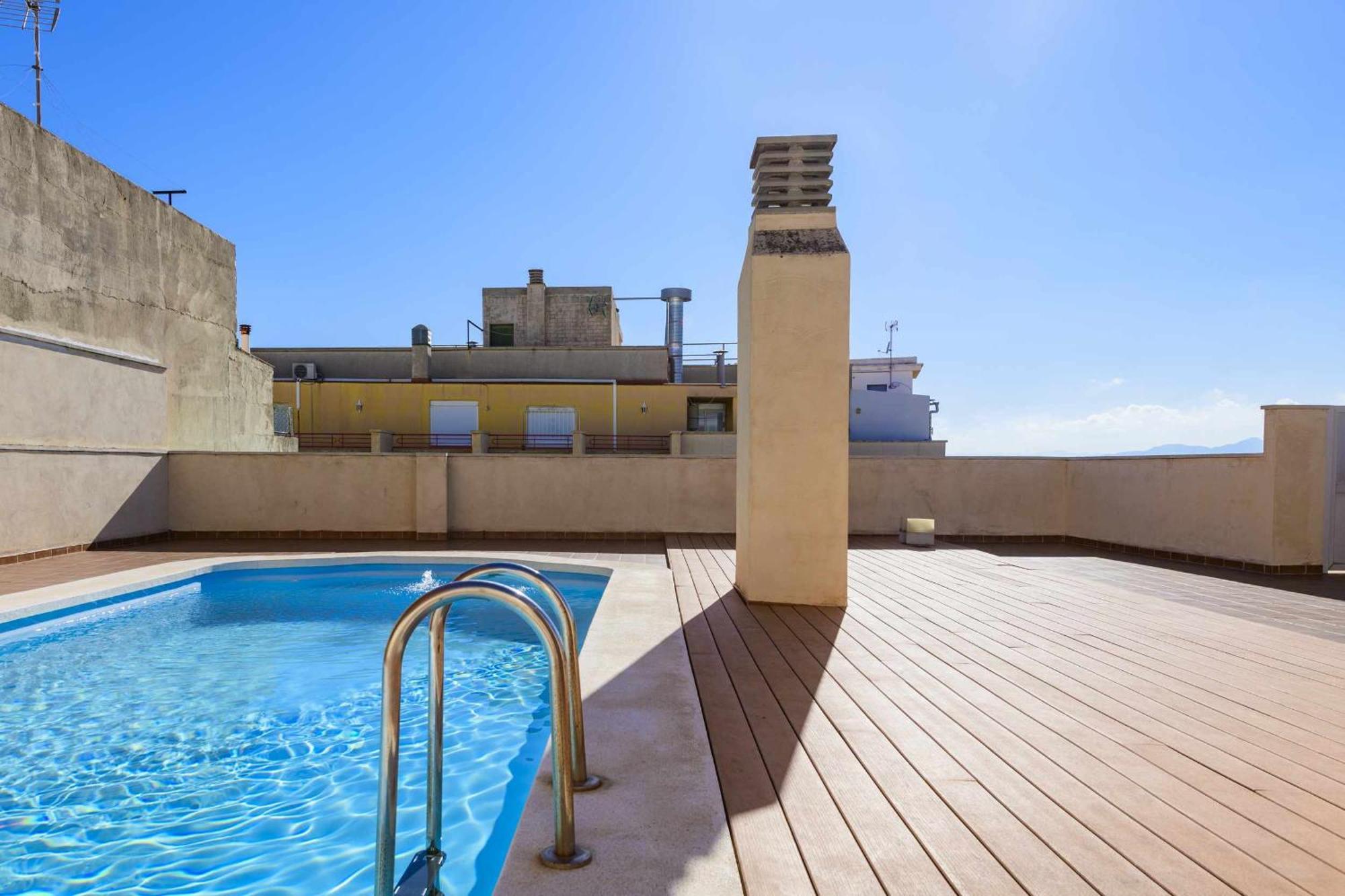 Apart Port Arenal Con Terraza Y Piscina Бурриана Экстерьер фото