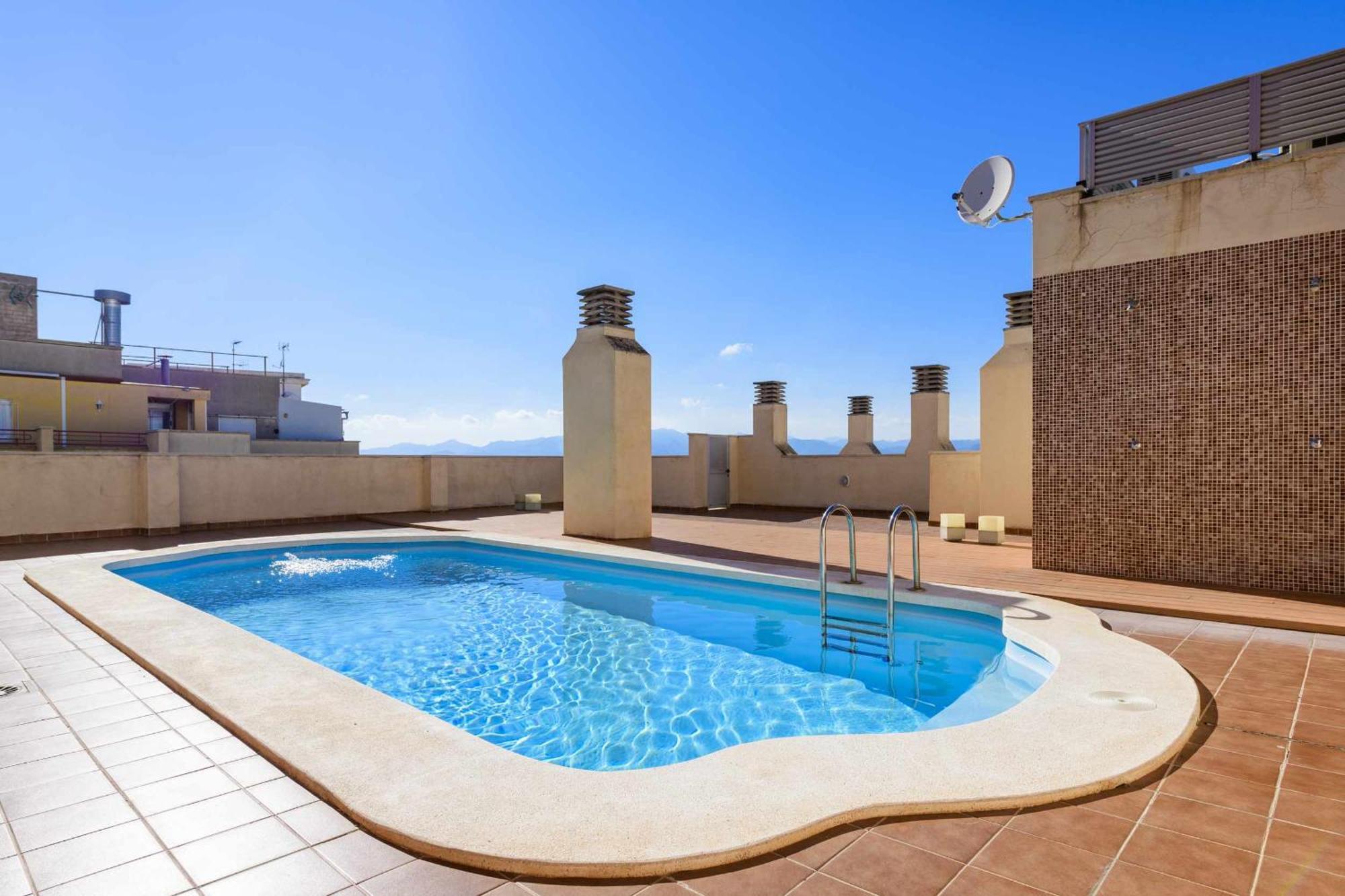 Apart Port Arenal Con Terraza Y Piscina Бурриана Экстерьер фото